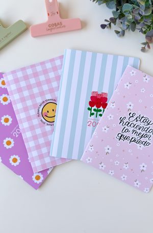 Planificador mensual para engrampar o coser