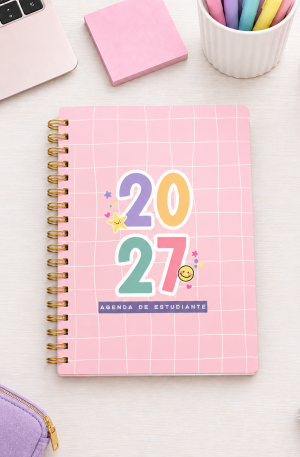 Agenda de estudiante de secunadria 2027 - Colorful
