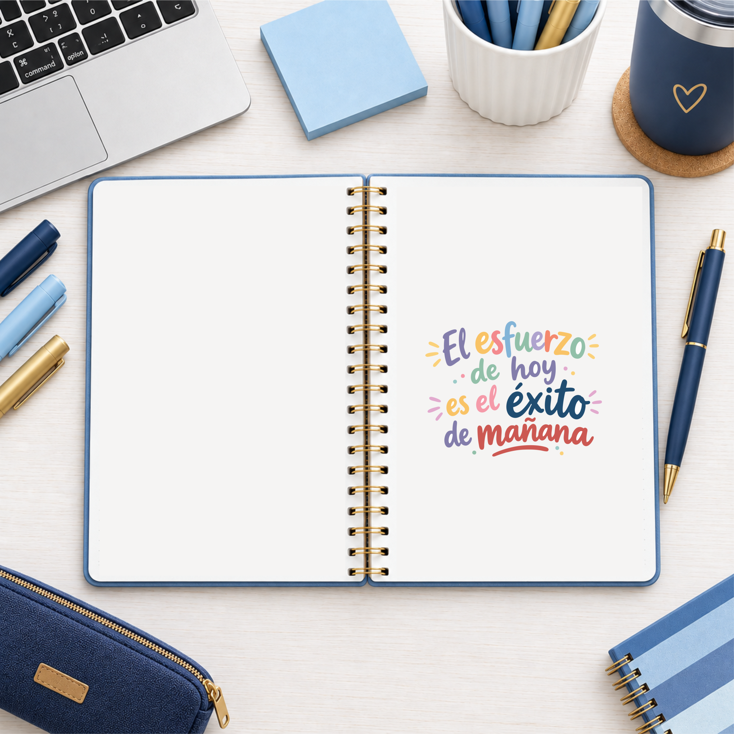 Agenda de estudiante de secundaria 2027 - Azul - Imagen 8